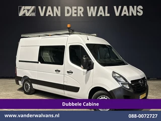 Opel Movano 2.3 Turbo 150pk L2H2 Dubbele Cabine Inrichting Euro6 Airco | Imperiaal | 2500kg Trekhaak | Camera | Navigatie 5-Zits, LED, Cruisecontrol, Parkeersensoren