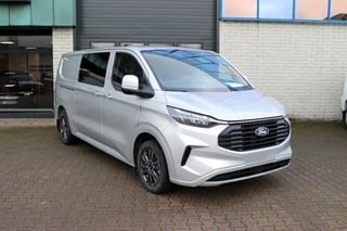 Ford Transit Custom DC 320 L2 LIMITED 170 PK AUTOMAAT 2X SCHUIFDEUR 17" VELGEN CAMERA ACC PDC NAVIGATIE CRUISECONTROL STUURWIEL VERWARMING