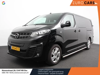 Opel Vivaro-e L3 75 kWh Automaat 6-Persoons Dubbele Cabine Lang | Navigatie | Airco | 2 x Schuifdeur | Lichtmetalen velgen| Cruise Control | Side Bars | Bumpers in kleur