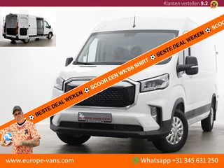 Maxus eDeliver9 L3H2 72kWh WLTP Range 280km 100% Elektrisch Airco/Camera NIEUW 02-2024