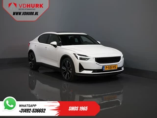 Polestar 2 Long Range 78 kWh 551 WLTP 95% SOH LED/ Pano/ Stuurverw./ Stoelverw./ Memory/ Navi/ Carplay/ Climate/ Camera/ 20'' LMV/ Cruise
