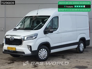 Maxus eDeliver 9 Elektrisch WLTP 256km 52kWh L2H2 204pk ACC LED Camera Parkeersensoren L2 11m3 Airco
