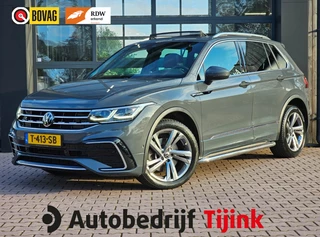 Volkswagen Tiguan 2.0 TSI 190PK 4MOTION DSG R-Line | Pano | Trekhaak | HUD | Stuur- & stoelverwarming | Virtual | App-connect | LMV 19" |