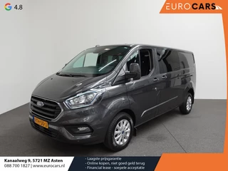 Ford Transit Custom 300 2.0 TDCI L2H1 Limited Dubbele Cabine Navi Airco 2 Schuifdeuren Trekhaak PDC voor & achter Carplay DAB