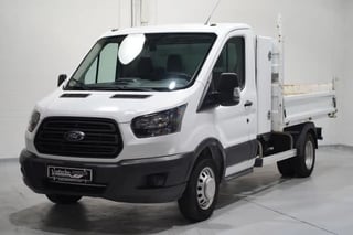 Ford Transit 2.0 TDCI 130 pk L2 Kipper / Open Laadbak Airco, Trekhaak 2.800 kg, Kist, LxBxH 280x210x35 cm