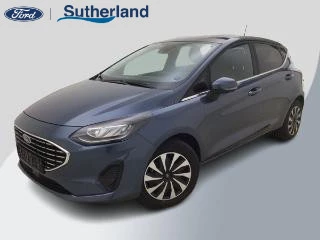 Ford Fiesta 1.0 EcoBoost Hybrid Titanium X | half leder bekleding | winter pack | camera | verlengde garantie tot maart 2027 max 100.000 km