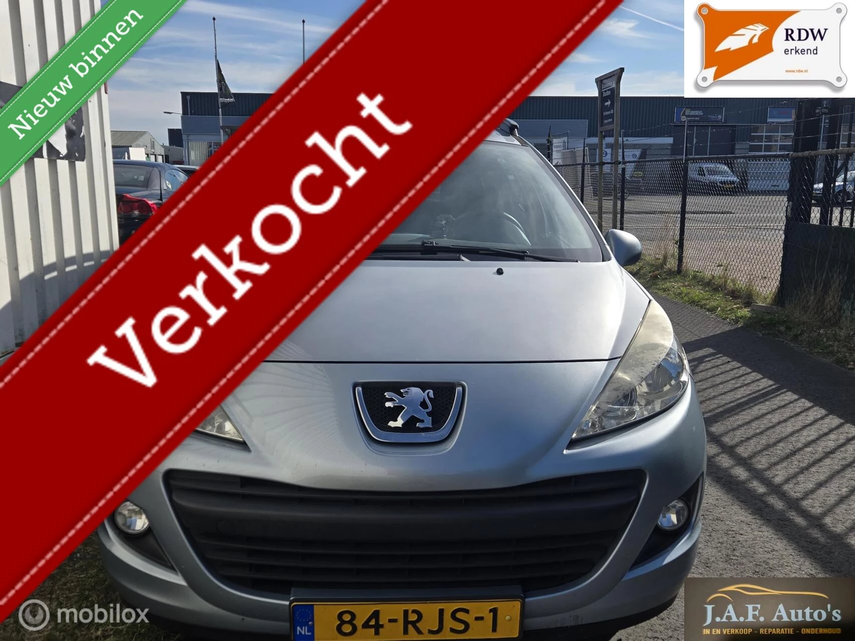 Hoofdafbeelding Peugeot 207