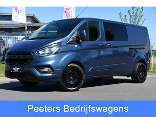 Ford Transit Custom 300 2.0 TDCI L2H1 Limited DC Camera, Cruise, Carplay, 170PK, Trekhaak, Stoelverwarming, Automaat, 2 x Schuifdeur, Uniek!