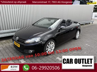 Volkswagen Golf Cabriolet 1.2 TSI BlueMotion Navi, Leer/Alc, CC, PDC, Multimedia, PDC, LM, z.g.a.n. APK – Inruil Mogelijk –