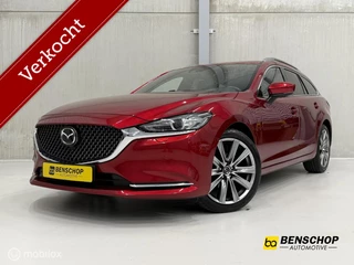 Hoofdafbeelding Mazda 6 Mazda 6 Sportbreak 2.5 SkyActiv-G 194 Luxury Navi Bose 360 Camera Leer LED Carplay