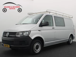 Volkswagen Transporter 2.0 TDI L2H1 DC 6 PERS / TREKHAAK / 1STE EIG / DEALER OH / LEDER / AIRCO / BLUETOOTH / CRUISE / NL-AUTO