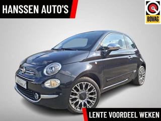 Fiat 500 1.2 Lounge Exclusive pano ecc navi carplay Top uitvoering