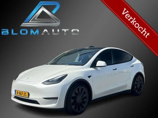 Hoofdafbeelding Tesla Model Y Tesla Model Y Performance AWD 462PK AUTOPILOT+1E EIG.+PANO