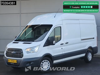 Ford Transit 170pk Automaat Euro6 L3H3 Dubbele Schuifdeur Airco Cruise 13m3 Airco Cruise control