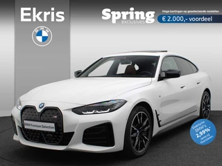 Hoofdafbeelding BMW i4 BMW i4 M50 High Executive M Sportpakket Pro 84kwh / Schuifdak / Harman Kardon / Elektrisch verstelbare stoelen / 19'' | Easter