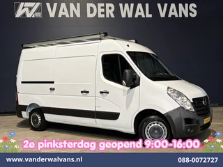 Opel Movano 2.3 CDTI 145pk L2H2 Euro6 Airco | Imperiaal | Trap | Camera | Navigatie | 2500kg Trekhaak Cruisecontrol, Parkeersensoren, Bijrijdersbank