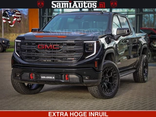 Hoofdafbeelding GMC Sierra GMC Sierra AT4 6.2 V8 | Alle opties | VIRTUAL COCKPIT | DC | RAM DEALER NEDERLAND | Dubbele Cabine met Royale 5 Zitplaatsen | BPM vrij | Nu Leverbaar uit Voorraad | Voorraad Nr 238919 |
