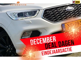 Ford Kuga 1.5 EcoBoost Vignale | White Platinum | Schuif-/Panodak/Carplay/Leder/Full-LED/Elek.stoelverstelling - Chique!