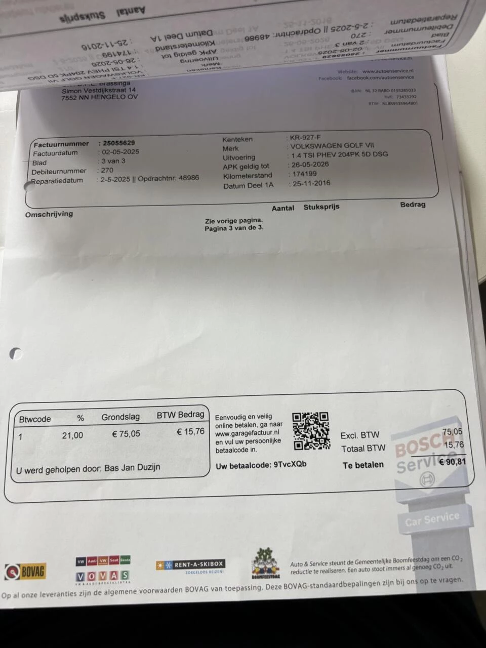 Hoofdafbeelding Volkswagen Golf
