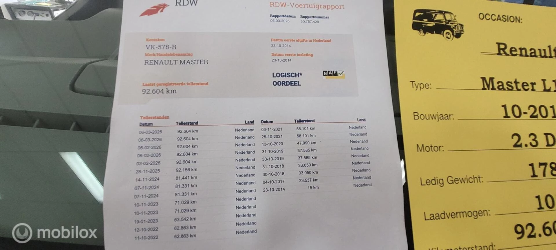 Hoofdafbeelding Renault Master