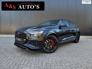 Audi Q8 55 TFSI e Quattro 3x S line Panodak Luchtvering 360camera Elektr stoelen Keyless Sfeerver 23inc