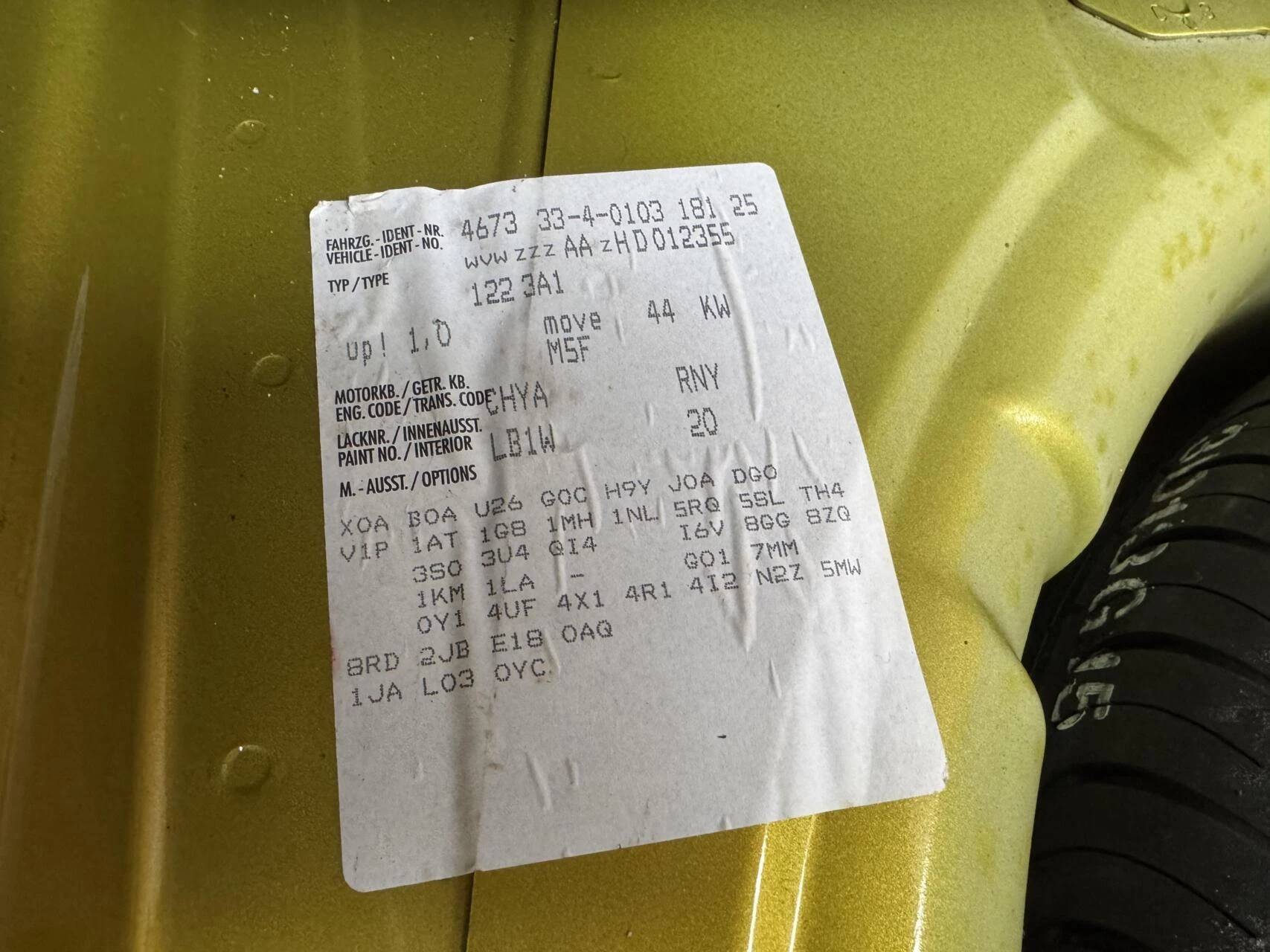 Hoofdafbeelding Volkswagen up!