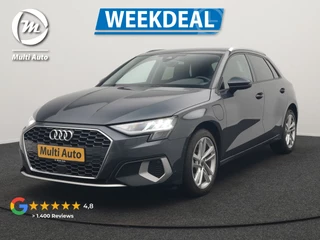 Audi A3 Sportback 40 TFSI e Advanced edition PHEV 204pk Dealer O.H. | Camera | Keyless | Elektr. Verst. Sportstoel Verwarmd | Sfeerverlichting | Apple Carplay | LED Koplampen | Virtual | Navigatie | DAB | Plug In Hybrid