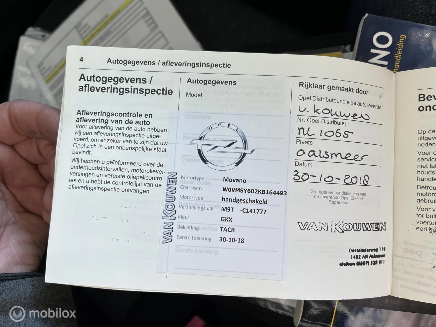 Hoofdafbeelding Opel Movano