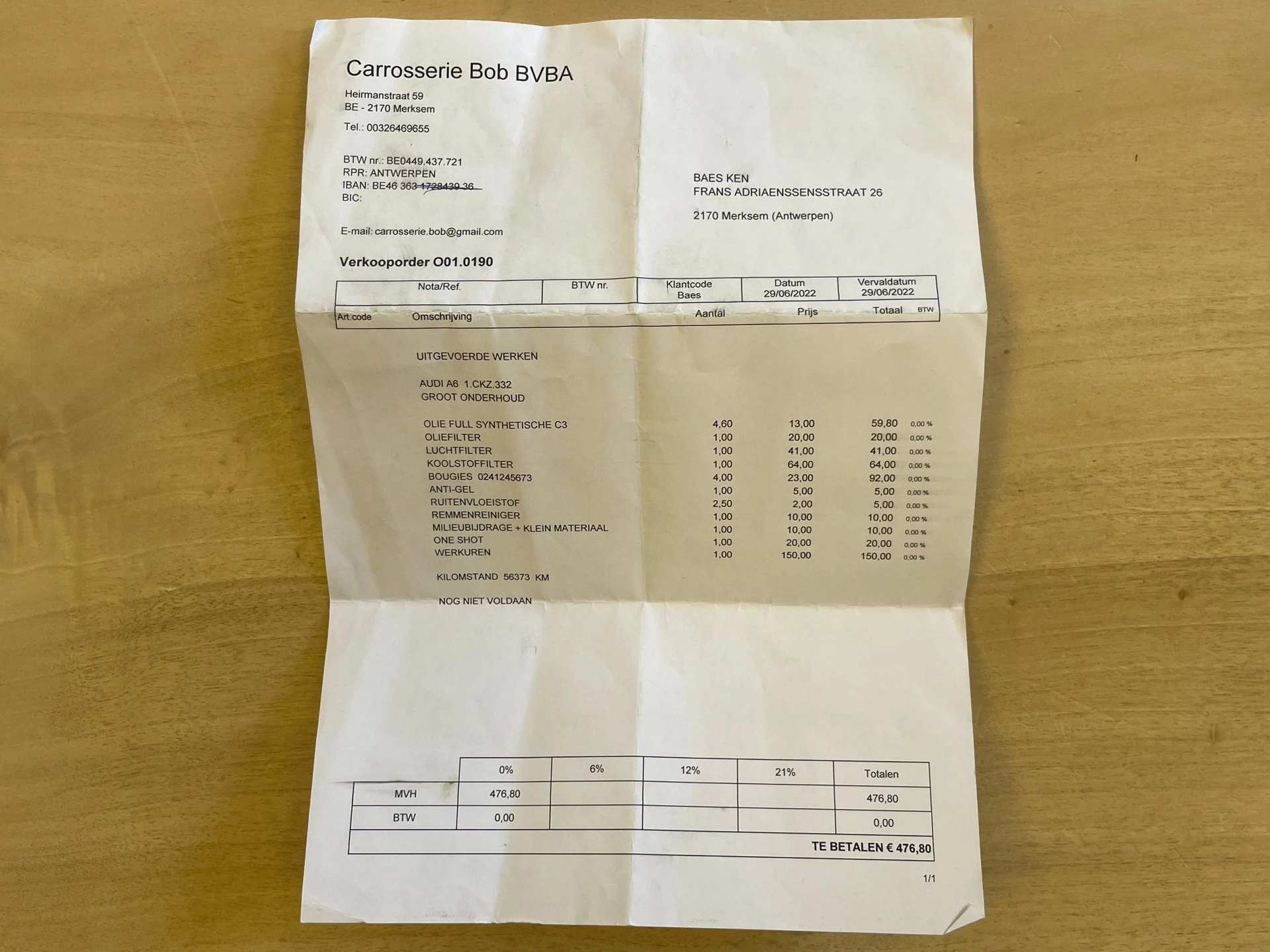 Hoofdafbeelding Audi A6