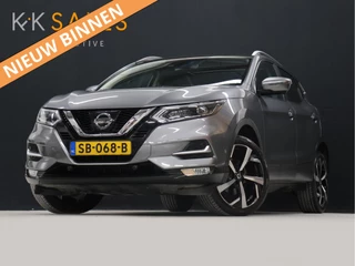 Nissan QASHQAI 1.2 Tekna + [CAMERA 360+, PDC V+A, CRUISE CONTROL, STOELVERWARMING, LANE ASSIST, BLUETOOTH VERBINDING, AUTOMATISCHE AIRCO, NAVIGATIE, NIEUWSTAAT]