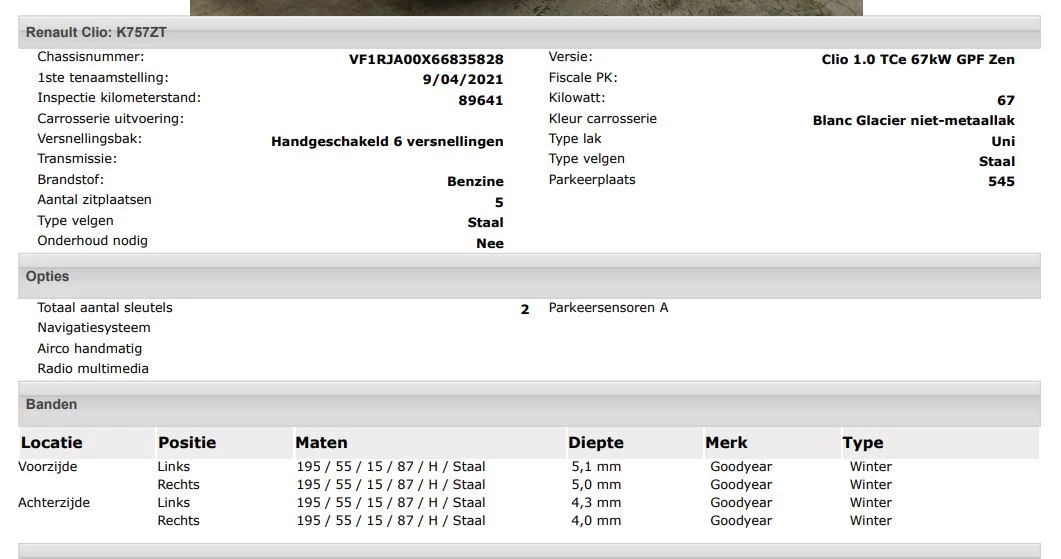 Hoofdafbeelding Renault Clio
