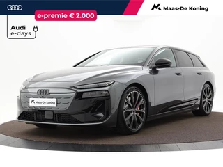 Hoofdafbeelding Audi S6 Avant e-tron Audi A6 e-tron S6 Avant e-tron e-tron 100kWh 370 kW / 503 PK Avan Audi S6 e-tron Avant 503pk · Interieur Carbon · Panorama-glasdak · Sportstoelen plus Leder · B&O Premium 3D