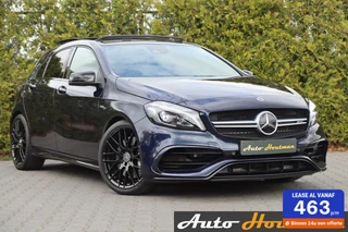 Mercedes A-klasse AMG 45 4MATIC 381 PK Schaalstoelen|Memory|Pano|Camera|Dealeronderhouden|NL auto