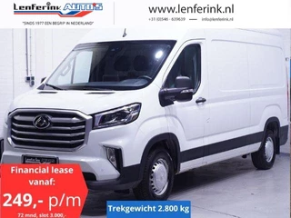 Volkswagen Crafter Maxus Deliver 2.0 CIT L3H2 148 pk Airco, Camera Apple Carplay, Laadruimte Pakket, PDC V+A, 3-Zits