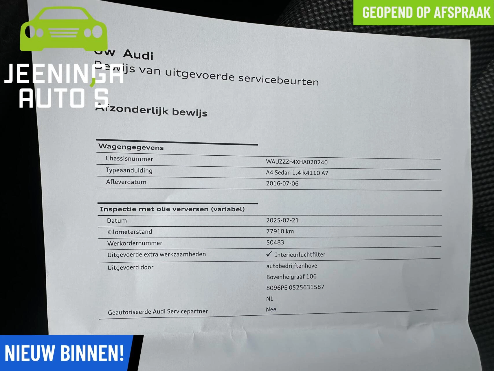 Hoofdafbeelding Audi A4