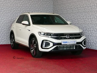 Volkswagen T-Roc 1.5 TSI 150PK R-LINE EVO IQ LIGHT ALCANTARA ELEK.KLEP CARPLAY STOEL/STUUR VERW. 18"LMV VIR.COCKPIT 10/2024 Ascotgrau 70 BIJNA NIEUWE VOLKSWAGEN'S UIT VOORRAAD LEVERBAAR