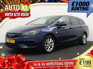 Opel Astra Sports Tourer 1.2 Elegance+ Half-Leder Camera Trekhaak Dodehoek 
