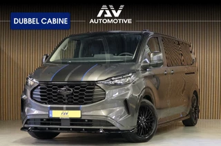 Ford Transit Custom 320 2.0 TDCI 170PK L2H1 DC LIMITED | L+R Schuifdeur | Dubbel Cabine | ACC | Blind Spot | Navigatie | Camera | CarPlay | Lane Assist | Raptor Edition | Trekhaak | 6-Zitter | Verlengde fabrieksgarantie tot 09-2029
