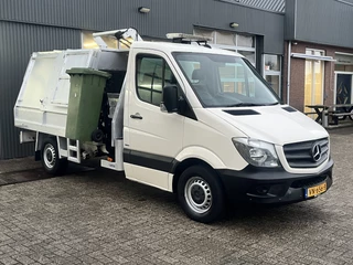 Mercedes-Benz Sprinter 310 2.2 CDI 366 rechts gestuurd Kipper Kliko Vuilniswagen systeem Vuilnis pers Airco 3-Persoons Pick-up Kieper 1e eigenaar Hoge schotten Boomverzorging Snoeiaval veegvuilkipper veegvuil kipper