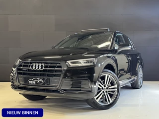 Hoofdafbeelding Audi Q5 Audi Q5 2.0 TFSI quattro Sport S Line Black Edition 252 PK Automaat | Panoramadak | Elektr. trekhaak | Dealer onderhouden | Stoelverwarming | 20'' LMV