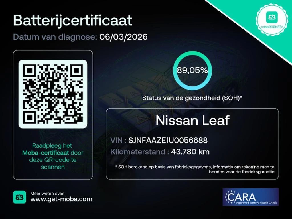 Hoofdafbeelding Nissan Leaf