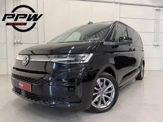 Volkswagen Multivan 1.4 eHybrid Energetic 6p. PANO/TREKHAAK/H&K/LEER-ALCANTARA/STANDKACHEL/CAMERA/IQ-LIGHT/SFEER/ELECTR.SCHUIFDEUREN/ACC/18"/ADAPTIVE-ONDERSTEL/BLACK-PEARL METALLIC/VOLLEDIG VW DEALER HISTORIE