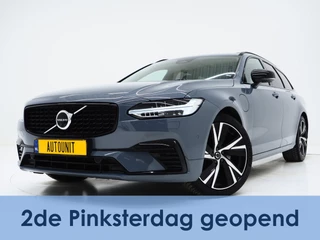 Volvo V90 2.0 T6 Plug-in hybrid AWD Plus Dark Long Range | Panoramadak | Pilot Assist | Trekhaak | Leder | Harman/Kardon | 360 | Keyless | Carplay