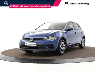 Volkswagen Polo 1.0 TSI 95pk Life · Apple/Android Car Play · P-Sensoren · Getint Glas · Airco · 15'' Inch · Garantie t/m 11-09-2027 of 100.000km