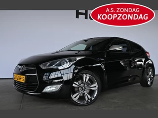 Hoofdafbeelding Hyundai Veloster Hyundai Veloster 1.6 GDI i-Vision Cruise control Clima Panoramadak Achteruitrijcamera Goed Onderhouden Inruil Mogelijk!