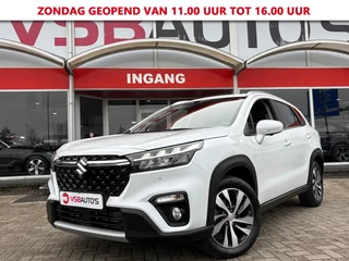 Hoofdafbeelding Suzuki S-Cross Suzuki S-Cross SX4 1.4 BOOSTER-JET HYBRID 4x4 FACELIFT HALF-LEER NAVI CAMERA AIRCO LMV PDC