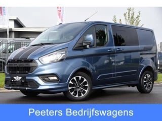 Ford Transit Custom 320 2.0 TDCI L1H1 Sport DC Adaptieve Cruise, Carplay, 185PK, Automaat, Sensoren, multimedia, Stoelverwarming, UNIEK!