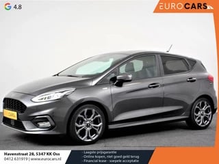 Ford Fiesta 1.0 EcoBoost ST-Line | Navigatie | Climate Control | Parkeer Sensoren | Led | DAB | Keyless Start | Cruise Control | Lichtmetalen velgen