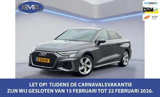 Audi A3 Limousine 30 TFSI S edition, 2 X S- LINE,matrix led, daytona grijs, 1 e eigenaar, 1/2 leder, 's, NL auto nap