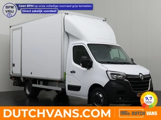 Renault Master 2.3DCi 165PK Dubbellucht Bakwagen+Laadklep | Dakspoiler | Zijdeur | 3-Persoons | Betimmering | Navigatie